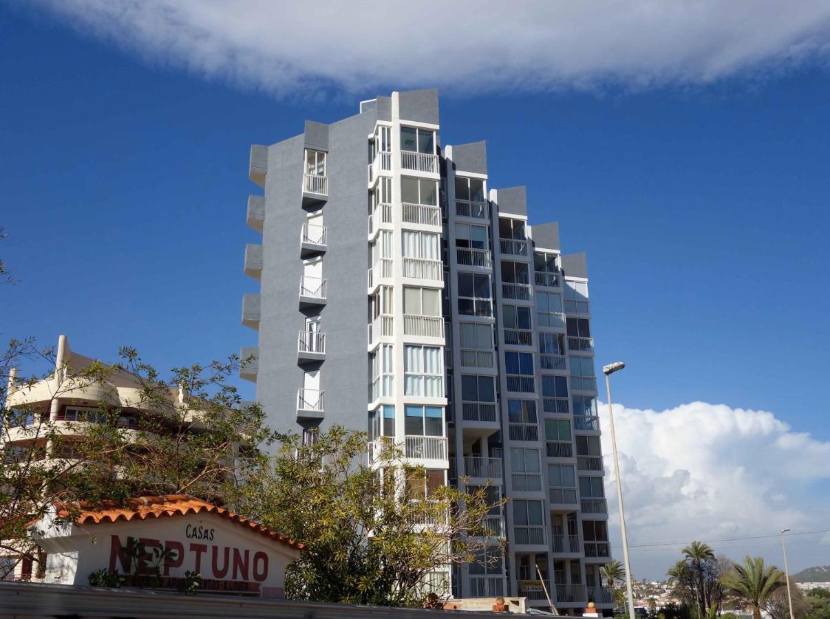 Ático Calpe primera línea de playa Exterior foto