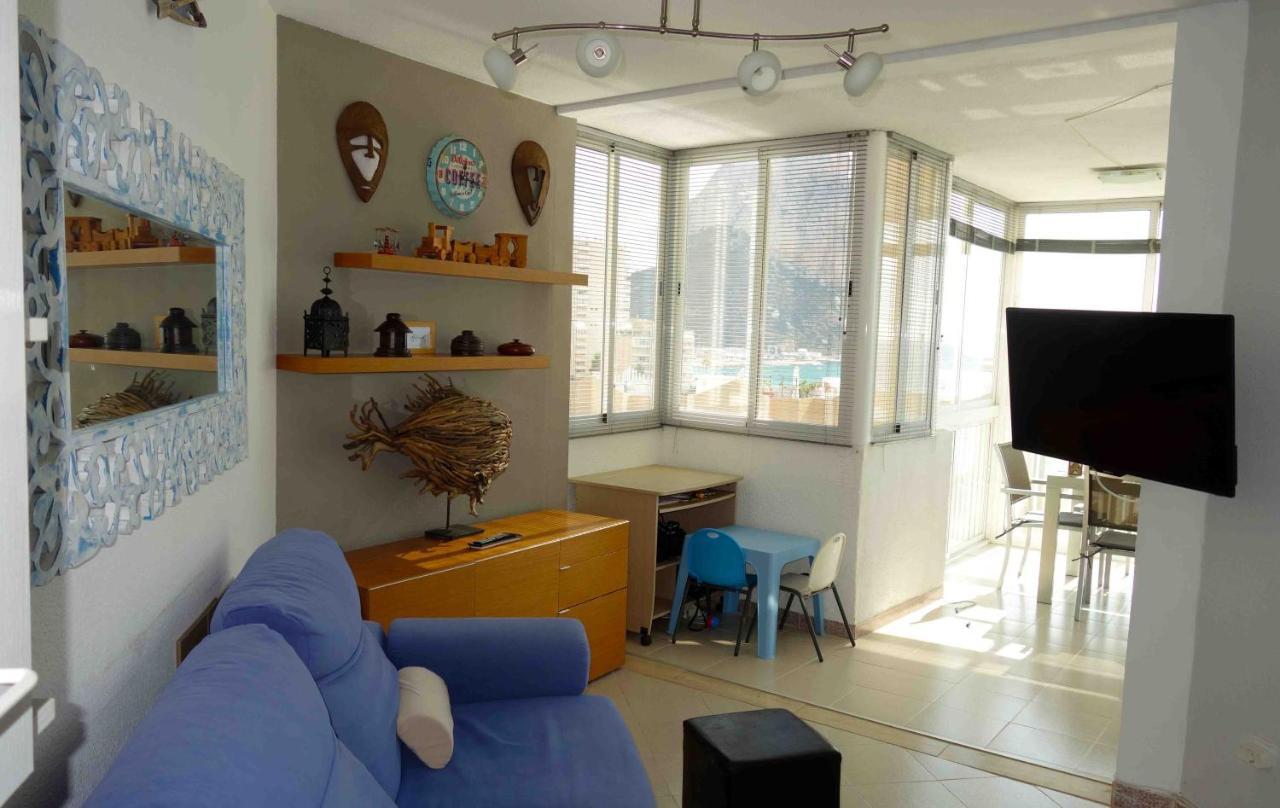Ático Calpe primera línea de playa Exterior foto