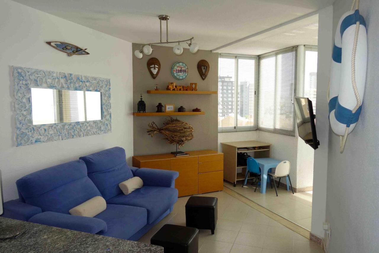 Ático Calpe primera línea de playa Exterior foto