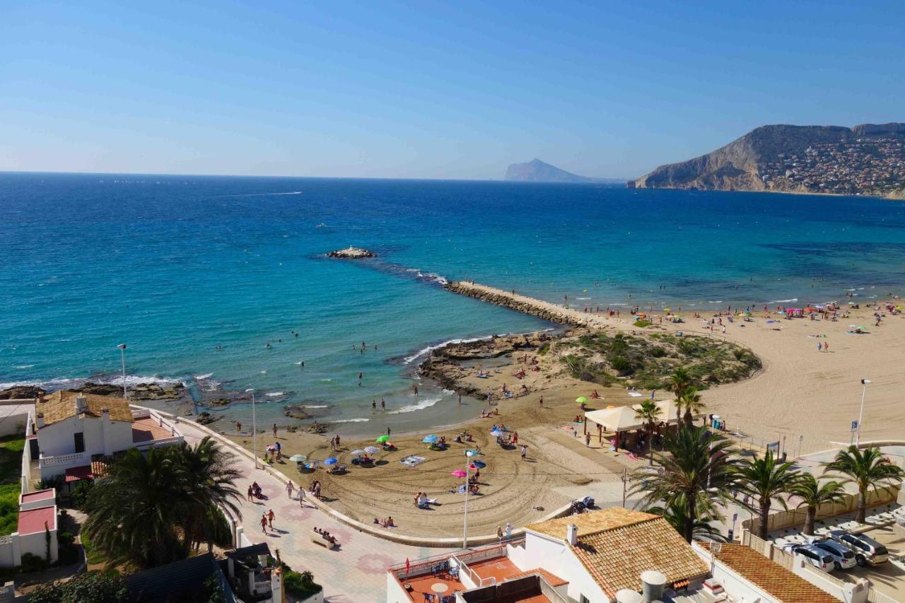 Ático Calpe primera línea de playa Exterior foto